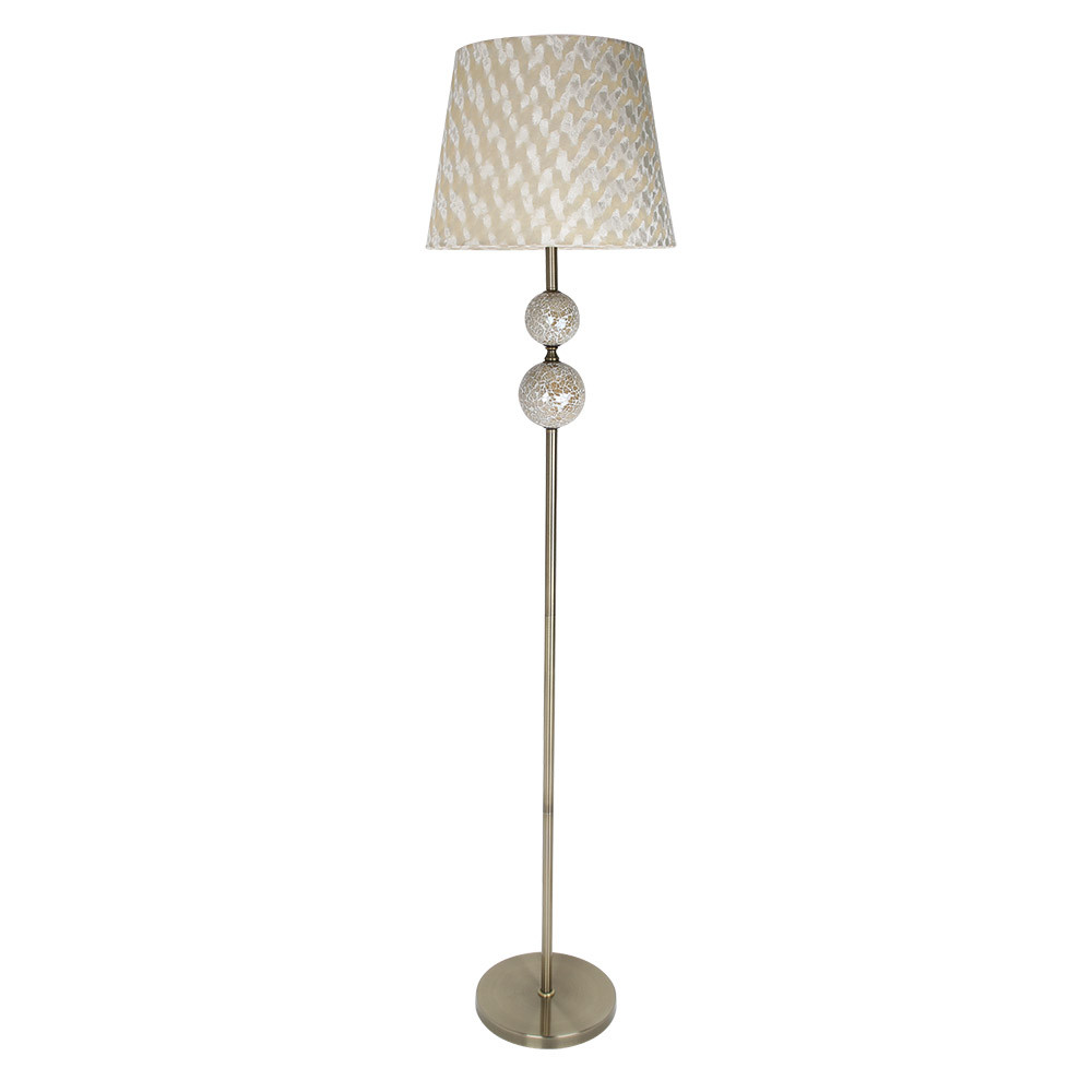 pie-salon-ubeda-1xe27-cuero-pantalla-beis-160x38x38-cm LAMPARA DE PIE